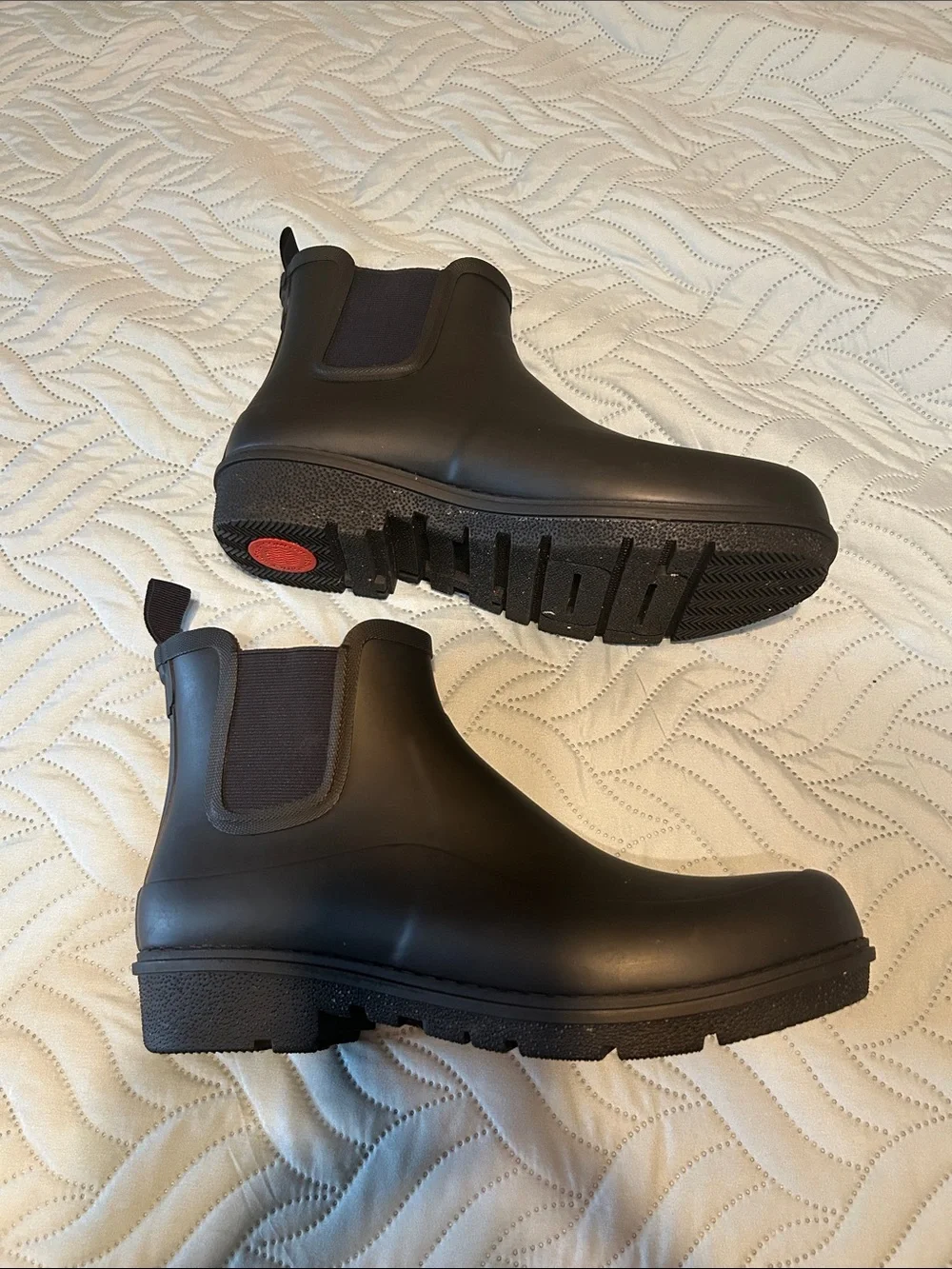 Fitflop women’s Matte Black Rain Boots